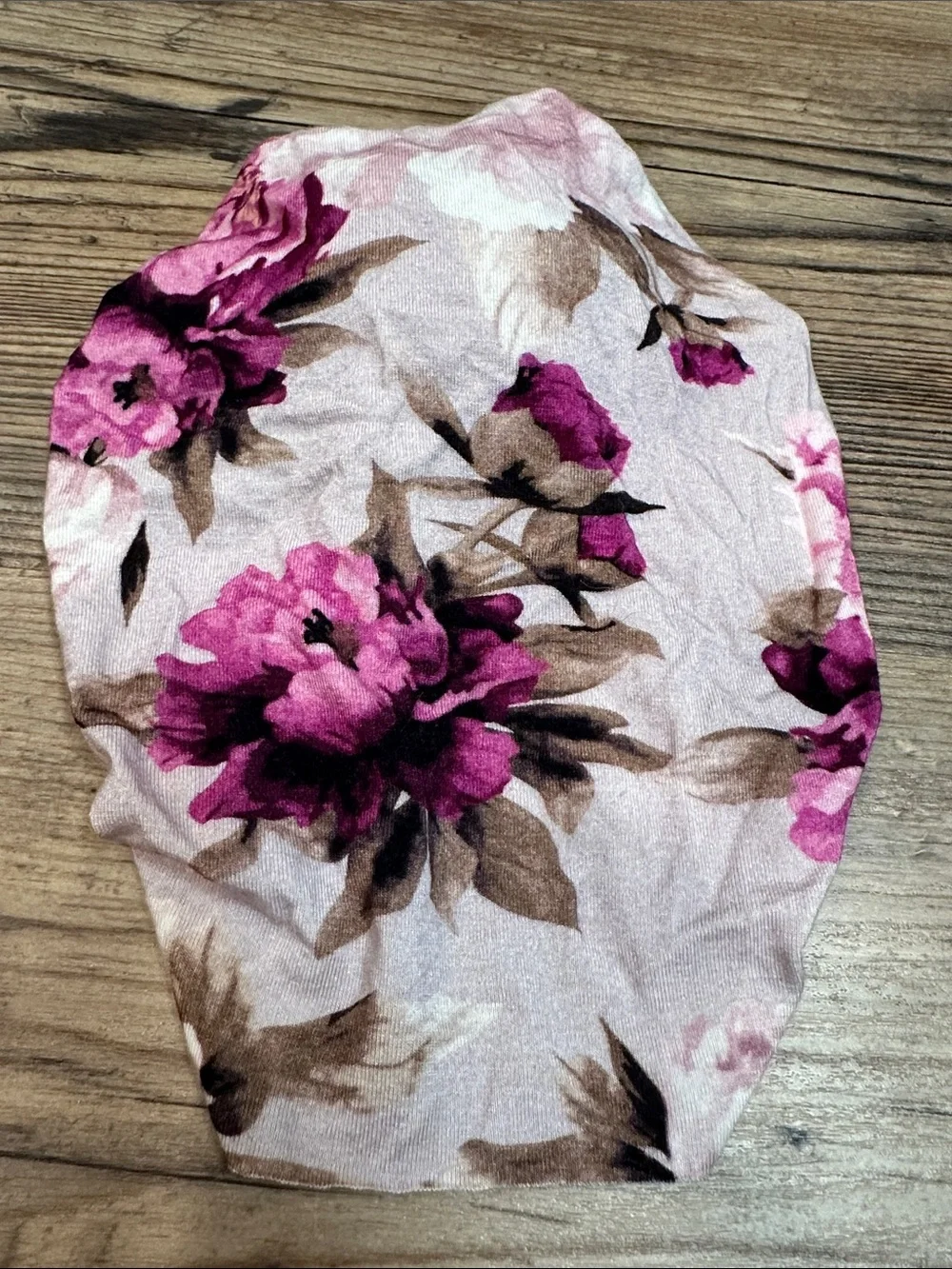 BUNNY KNOTS Floral Purple/Pink Turban Headwrap